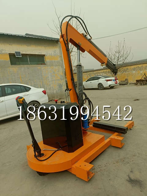 台安县自卸车厢随车吊 自制轮式四不像起重机 四驱平板吊 5吨 贵盛